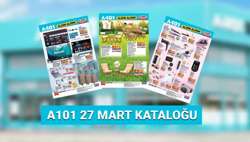 A101'in 27 Mart Aktüel Kataloğu: Fırsatlarla Dolu Ürünler Sizleri Bekliyor!