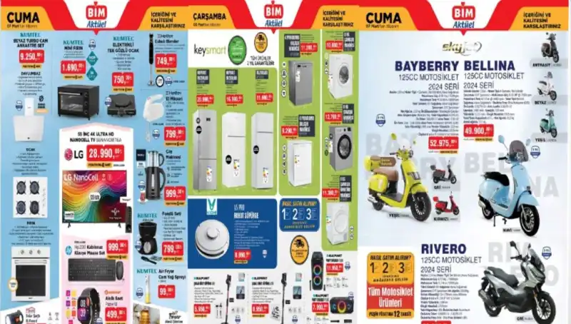 BİM’de Sürpriz Aktüel İndirimler Başlıyor: 4-7 Mart Kataloğuna Göz Atın!