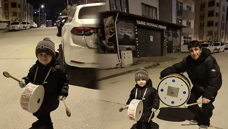 Türkiye’nin En Küçük Ramazan Davulcusu, Gelenekleri Genç Yaşta Yaşatıyor!