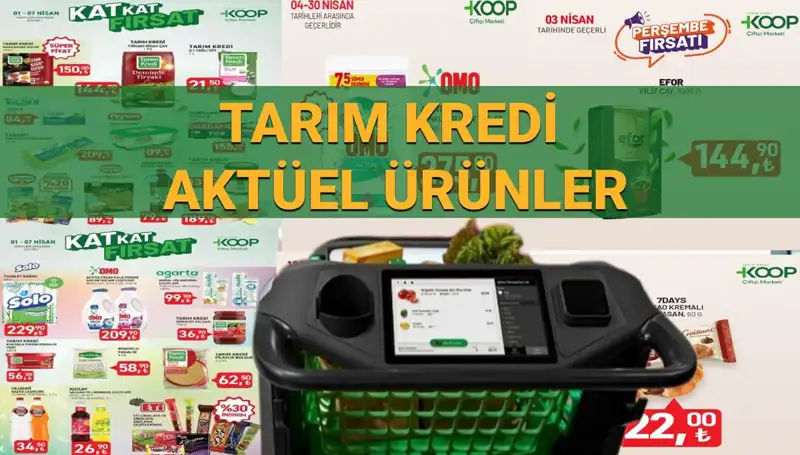 Tarım Kredi Kooperatifi Marketleri'nde Nisan İndirimleriyle Temel Gıda Ürünleri Alışverişi Şimdi Daha Uygun