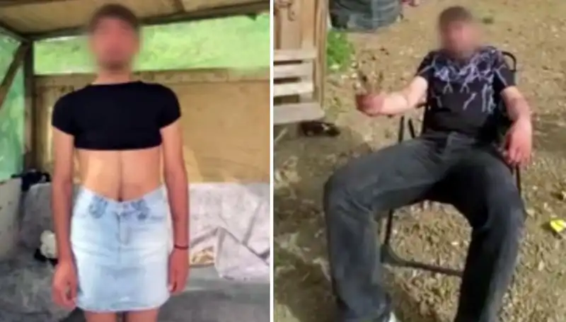 Hırsızları Yakalayıp Kadın Kıyafeti Giydirerek Eğlenceli Videoya Dönüştürdüler