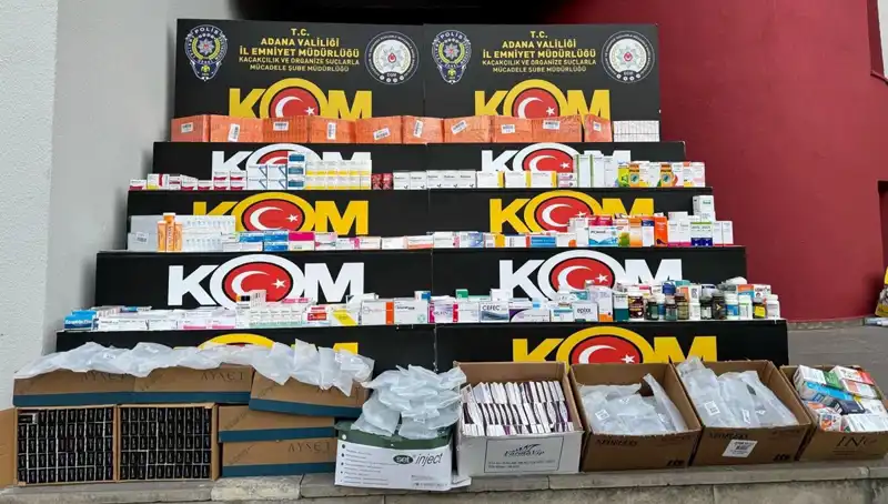 Adana'da Yasa Dışı İlaç Operasyonu: Sağlık Tehdidi Ortaya Çıktı!