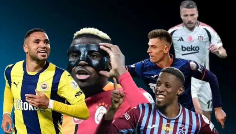 Süper Lig'de Gol Krallığı Yarışı: Osimhen, Banza ve En-Nesyri'nin Golleri!