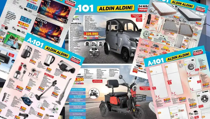 A101’in Yeni Aktüel Kataloğunda Perde, Halı ve Elektronik Ürünler Var!