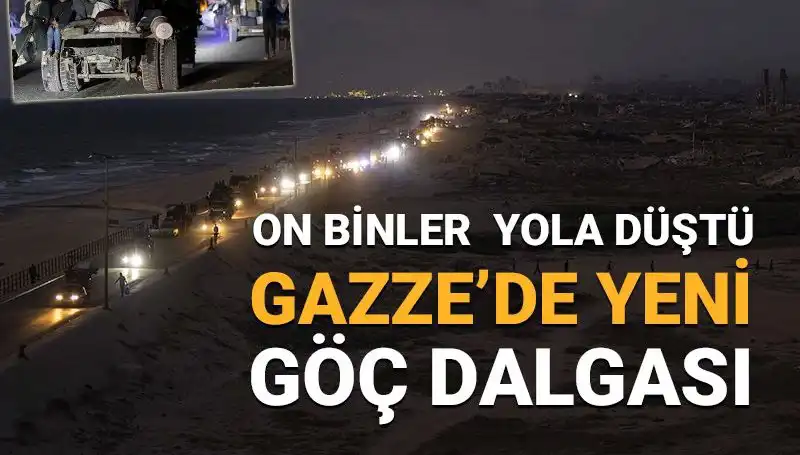 Gazze'de Patlayan Çatışmalar Yeni Bir Göç Dalgası Başlattı