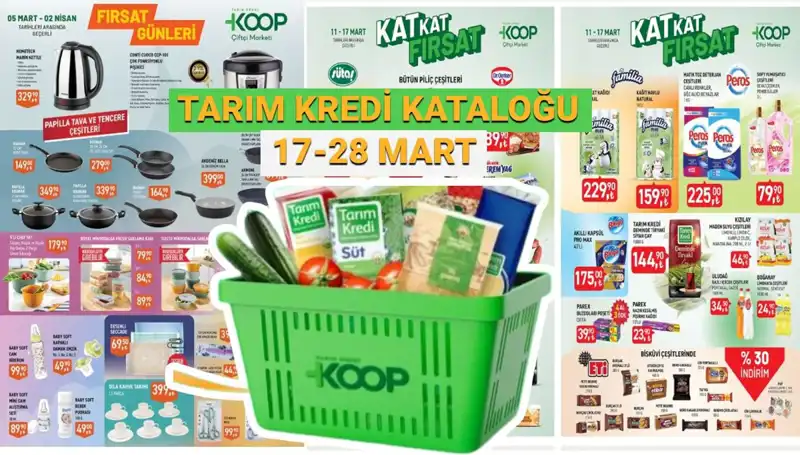 Tarım Kredi Kooperatif Marketleri Mart İndirimlerinde Fırsatlar Kapıda!